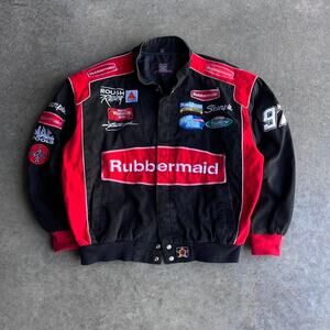 Vintage 90s rubbermaid racing jacket